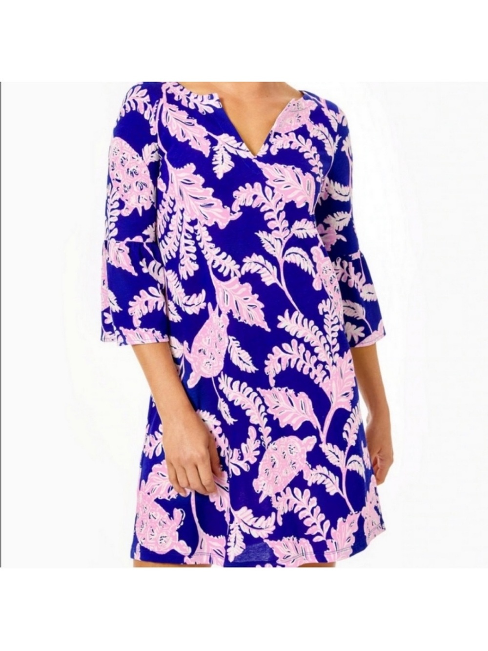 (PLAY CONDITION) Lilly Pulitzer Tosha Dress - Galaxy Blue What The Shell